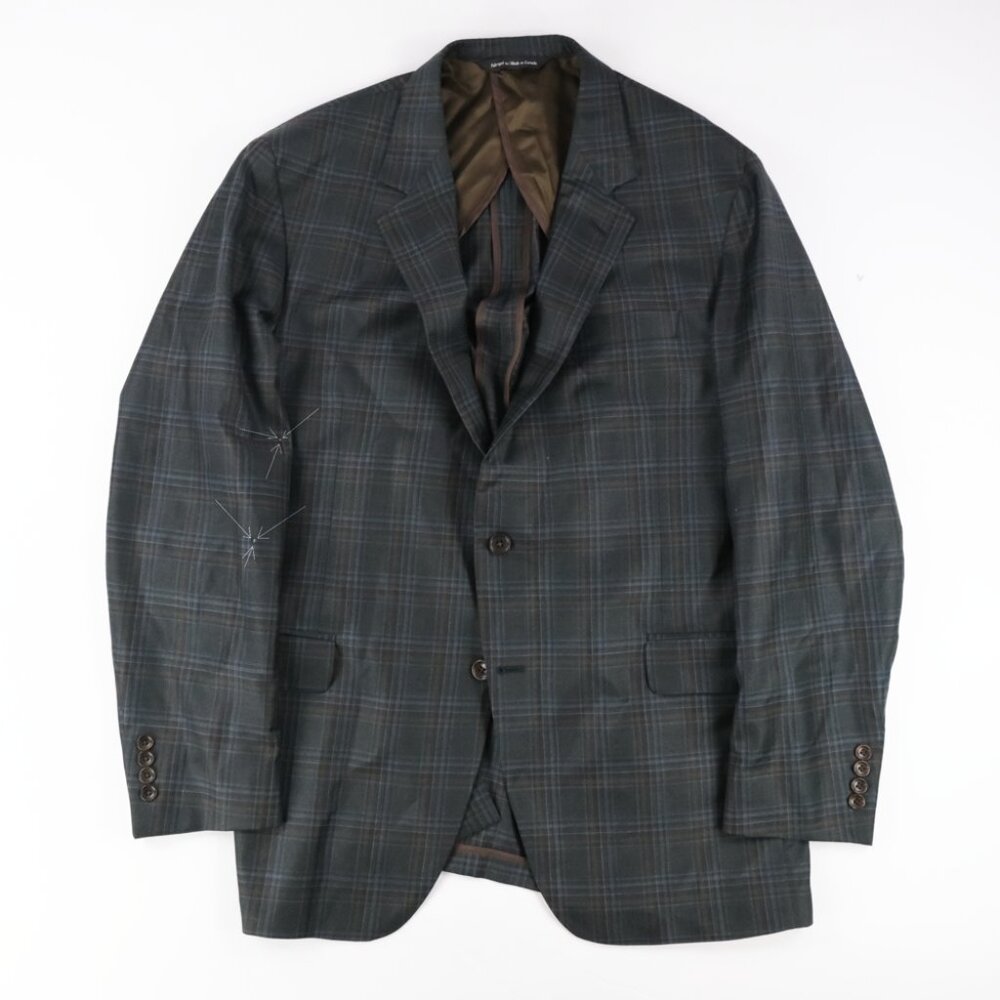 Coppley Loro Piana Reda 130's Wool Suit Jacket Sport Coat Size 46L 2 Button Vent